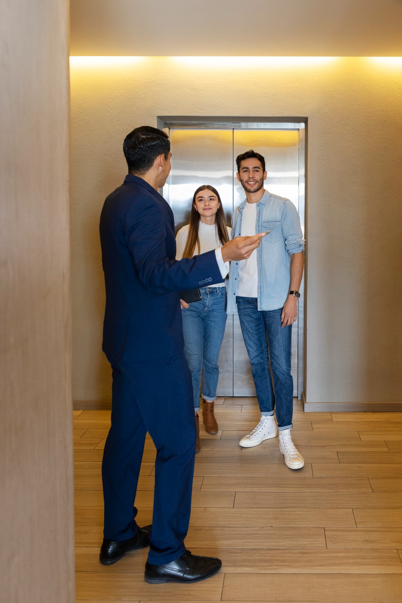 Host welcoming EV drivers at the property